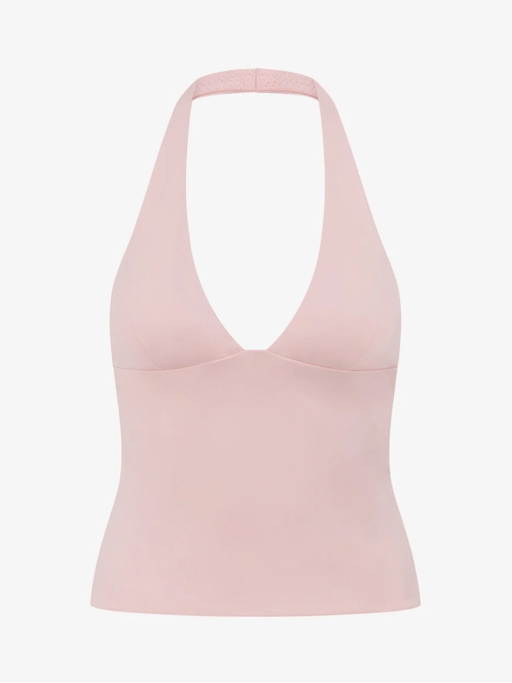 NWT CSB Freedom Halter Tank Blush Pink Size XS Crop Shop Boutique Pilates